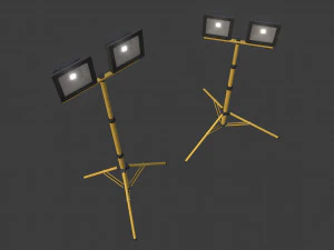 led work light stand 3D Model