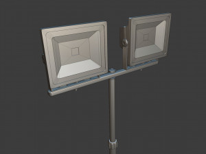 led work light stand 3D 模型