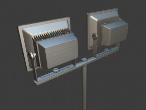 led work light stand 3D 模型