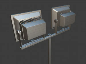 led work light stand 3D Model