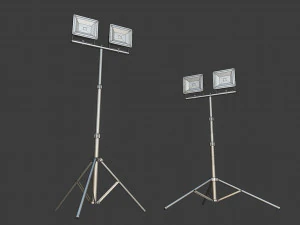 led work light stand 3D Model