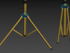 led work light stand 3D Model