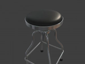 garage bar stool 3D Model