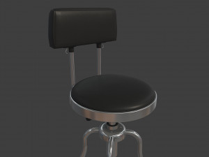 garage bar stool 3D 모델