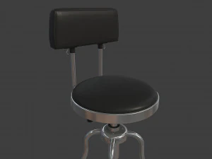 garage bar stool 3D Model