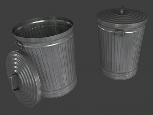 trash can 3Dモデル