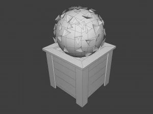 flower bed 3D Model
