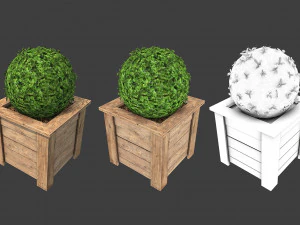 flower bed 3D Model
