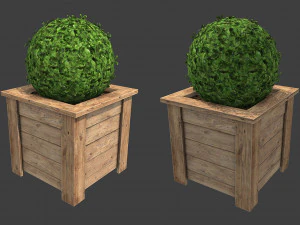 flower bed 3D Model