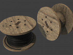 cable coil 3D मॉडल