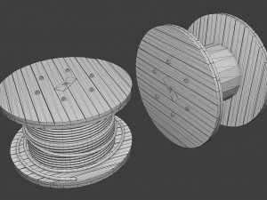 cable coil 3D मॉडल
