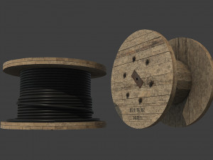 cable coil 3D मॉडल