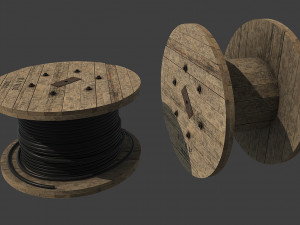 cable coil 3D मॉडल
