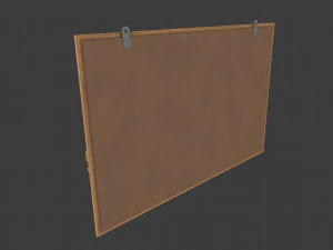 detective pinboard 3D Model