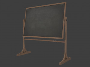school blackboard Model 3D