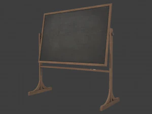 school blackboard 3D Model