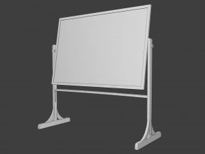 school blackboard 3D Model