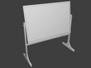 school blackboard 3D Model