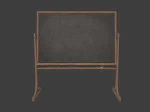 school blackboard 3D Model