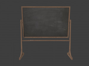school blackboard Model 3D