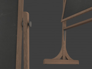 school blackboard Model 3D