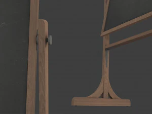 school blackboard 3D Model