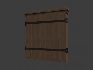 dartboard cabinet and darts 3D मॉडल