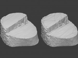 scanned logs planks sticks and stumps 3D Model