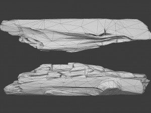 scanned logs planks sticks and stumps 3D Model