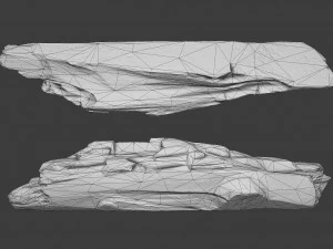 scanned logs planks sticks and stumps 3D Model