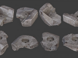 scanned construction debris pack 3D Model