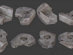scanned construction debris pack 3D Model