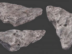 scanned construction debris pack 3D Model