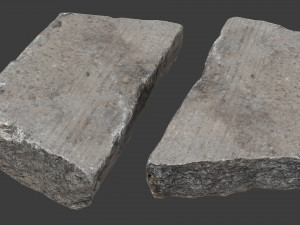 scanned construction debris pack 3D Model