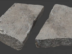 scanned construction debris pack 3D Model