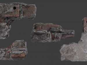 scanned construction debris pack 3D Model