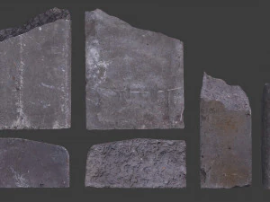 scanned construction debris pack 3D Model