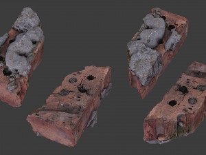 scanned construction debris pack 3D Model