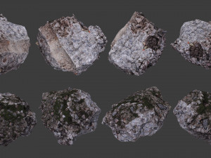 scanned construction debris pack 3D Model