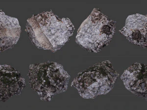 scanned construction debris pack 3D Model