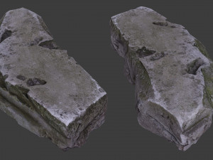 scanned construction debris pack 3D Model