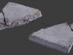 scanned construction debris pack 3D Model