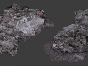 scanned construction debris pack 3D Model