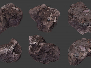 scanned construction debris pack 3D Model