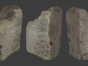 scanned construction debris pack 3D Model