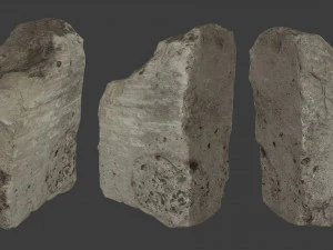 scanned construction debris pack 3D Model