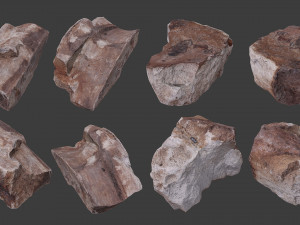 scanned construction debris pack 3D Model