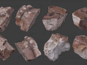 scanned construction debris pack 3D Model