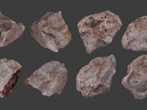 scanned construction debris pack 3D Model