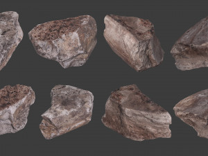 scanned construction debris pack 3D Model